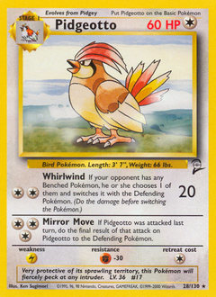 Pidgeotto - Base Set 2