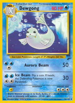 Dewgong - Base Set 2