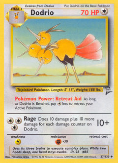 Dodrio - Base Set 2