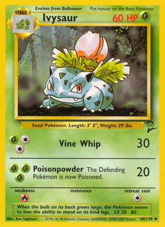 Ivysaur - Base Set 2