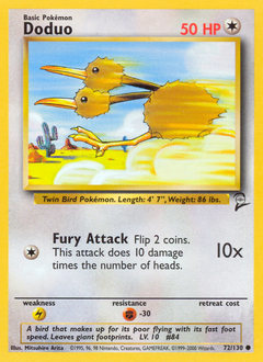 Doduo - Base Set 2