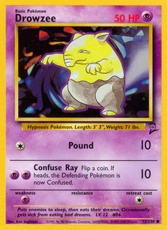 Drowzee - Base Set 2