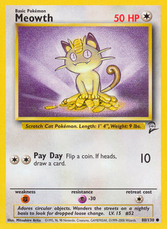 Meowth - Base Set 2
