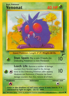 Venonat - Base Set 2