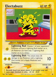 Electabuzz - Wizards Black Star Promos