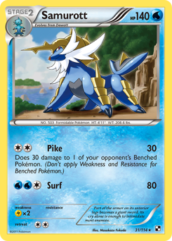 Samurott - Black & White