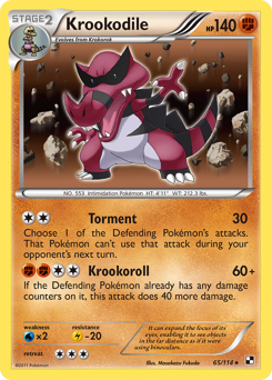 Krookodile - Black & White