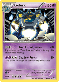 Golurk - Plasma Blast