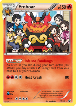 Emboar - Legendary Treasures