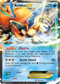 Keldeo-EX - Legendary Treasures