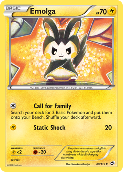 Emolga - Legendary Treasures