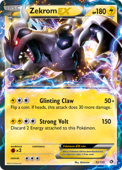 Zekrom-EX - Legendary Treasures