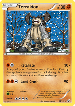 Terrakion - Legendary Treasures