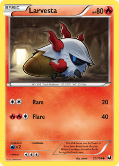 Larvesta - Dark Explorers