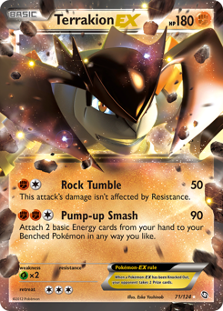 Terrakion-EX - Dragons Exalted
