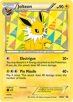 Jolteon - BW Black Star Promos