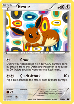 Eevee - BW Black Star Promos
