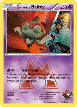 Team Magma's Baltoy - Double Crisis