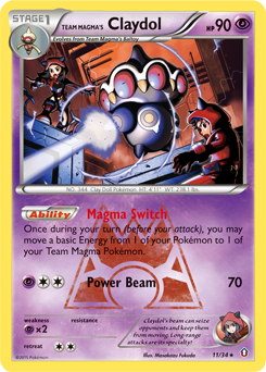 Team Magma's Claydol - Double Crisis