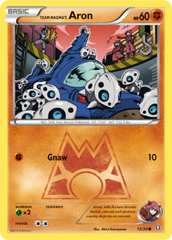 Team Magma's Aron - Double Crisis