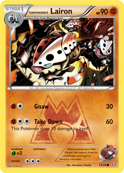Team Magma's Lairon - Double Crisis