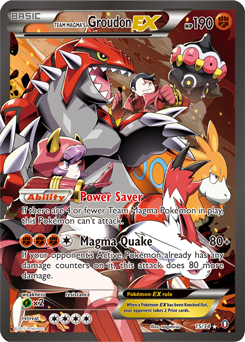 Team Magma's Groudon-EX - Double Crisis