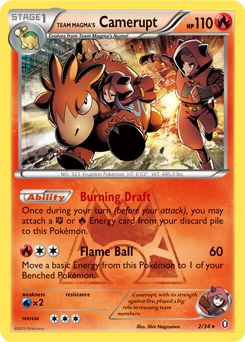 Team Magma's Camerupt - Double Crisis