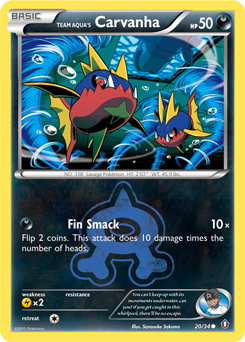 Team Aqua's Carvanha - Double Crisis