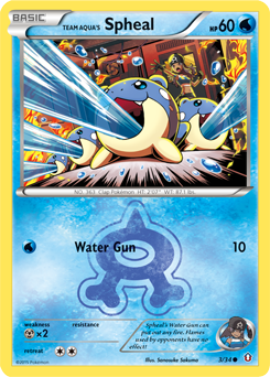 Team Aqua's Spheal - Double Crisis