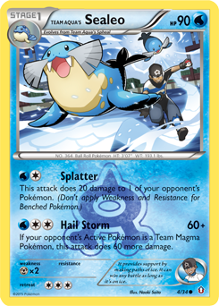 Team Aqua's Sealeo - Double Crisis