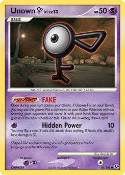 Unown [F] - Great Encounters