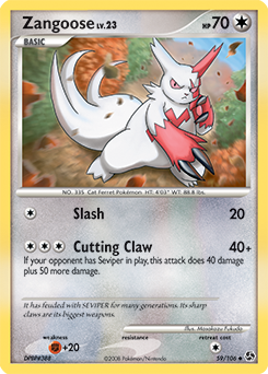 Zangoose - Great Encounters