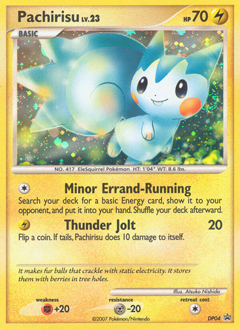 Pachirisu - DP Black Star Promos