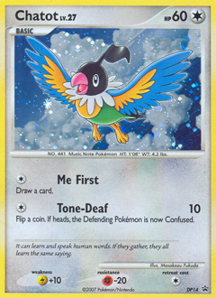 Chatot - DP Black Star Promos