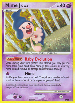 Mime Jr. - DP Black Star Promos