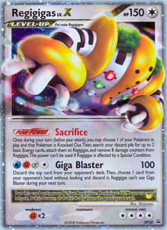 Regigigas LV.X - DP Black Star Promos