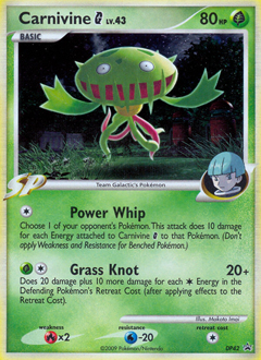 Carnivine G - DP Black Star Promos