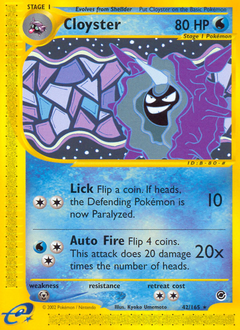 Cloyster - Expedition Base Set