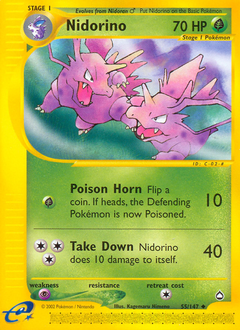 Nidorino - Aquapolis