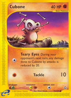 Cubone - Aquapolis