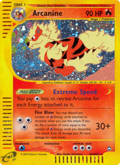 Arcanine - Aquapolis