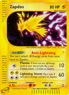 Zapdos - Aquapolis