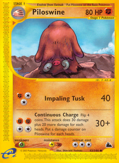 Piloswine - Neo Genesis #44 Price & Value ($1.62) | PokeScope