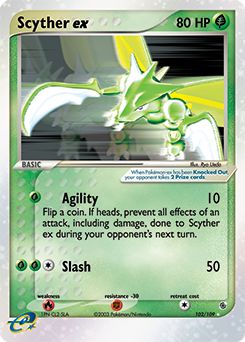 Scyther ex - Ruby & Sapphire