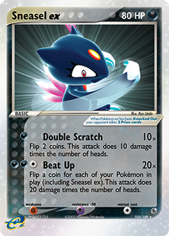 Sneasel ex - Ruby & Sapphire