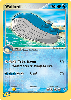 Wailord - Ruby & Sapphire