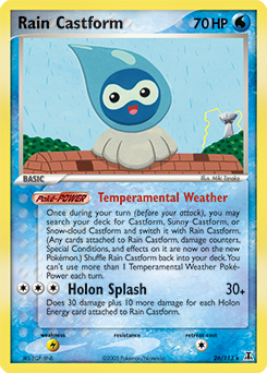 Rain Castform - Delta Species