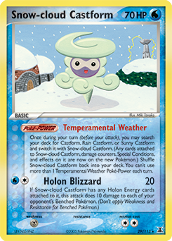 Snow-cloud Castform - Delta Species