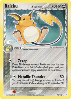 Raichu δ - Holon Phantoms