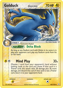 Golduck δ - Holon Phantoms